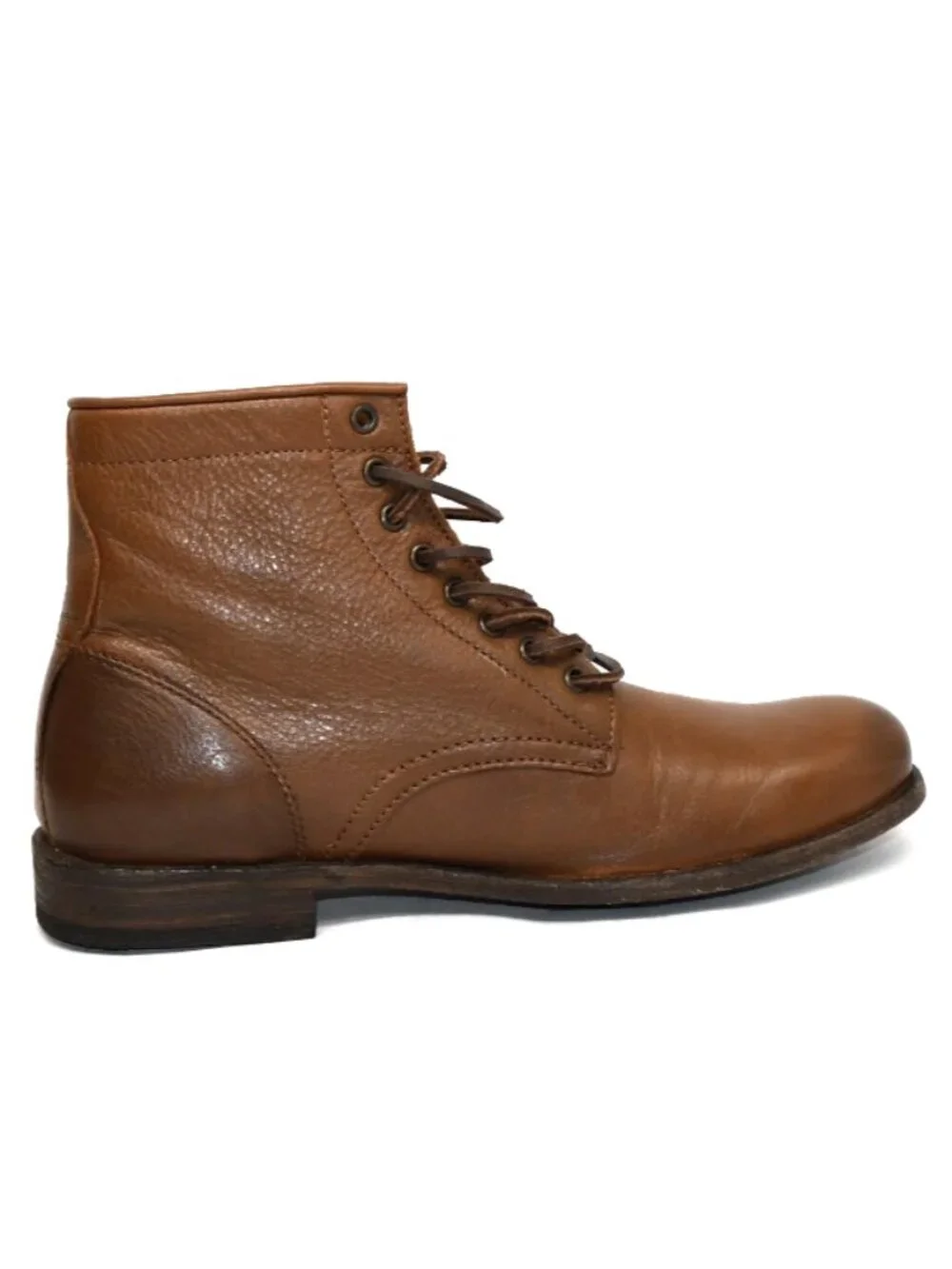 New! Frye Men's Tyler Plain Toe Boot Cognac Brown Size 11 D 3486070 DD537